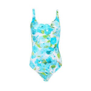 Chloe' Swimsuit With Water Flowers Print